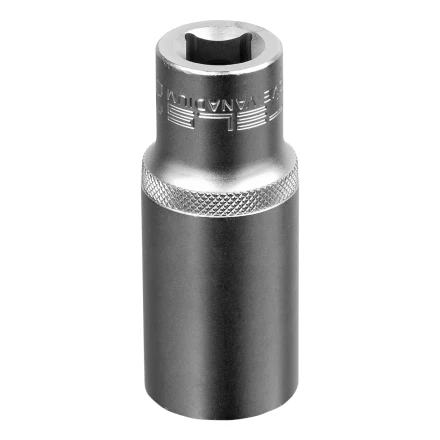 Головка торцевая удлиненная, 24 мм, шестигранная, CrV, под квадрат 1/2 Stels 13883 купить в Губкинске