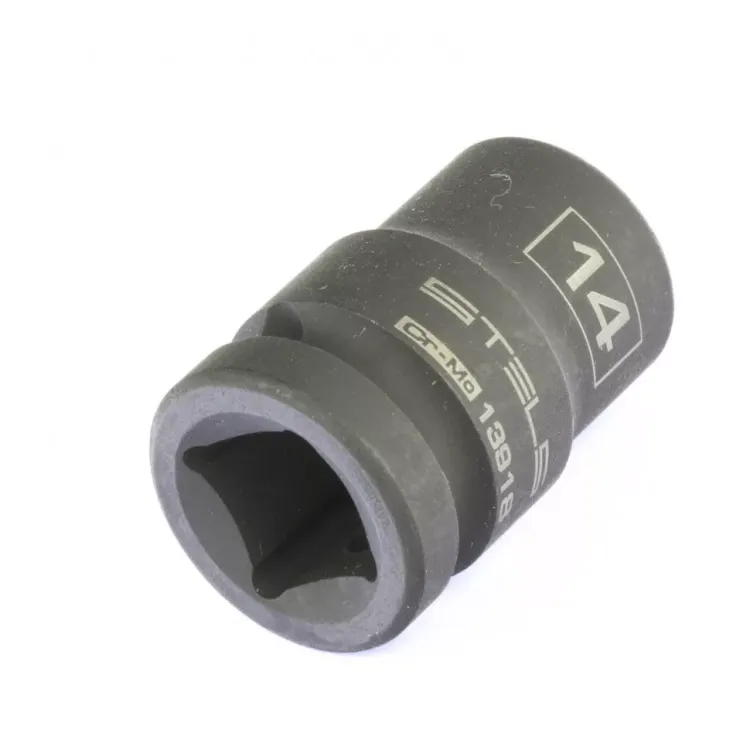 Головка ударная шестигранная 14 мм 1/2" CrMo  Stels 13918 купить в Губкинске