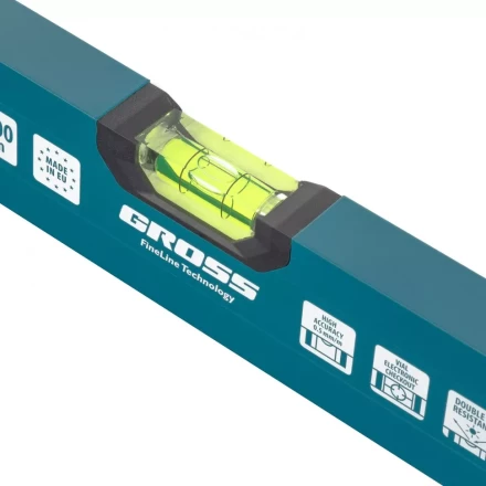 Уровень алюминиевый 1500 мм 2 глазка Handwerker Gross 33905 купить в Губкинске