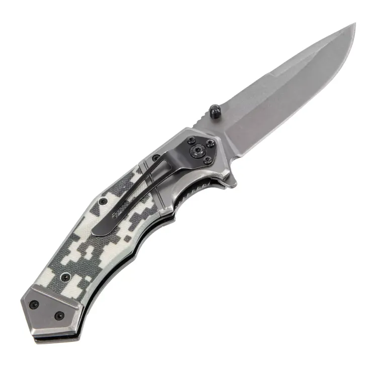 Нож складной Denzel 79209, многоцелевой, системы Liner-Lock, с накладкой G10 на эргономичной рукоятке купить в Губкинске