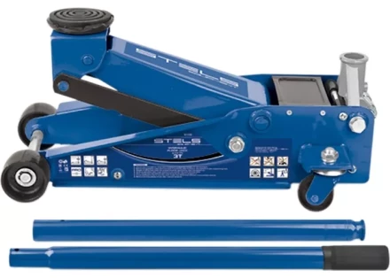 Домкрат гидравлический подкатной быстрый подъем 3т QUICK LIFT 130-465 мм проф STELS 51133 купить в Губкинске