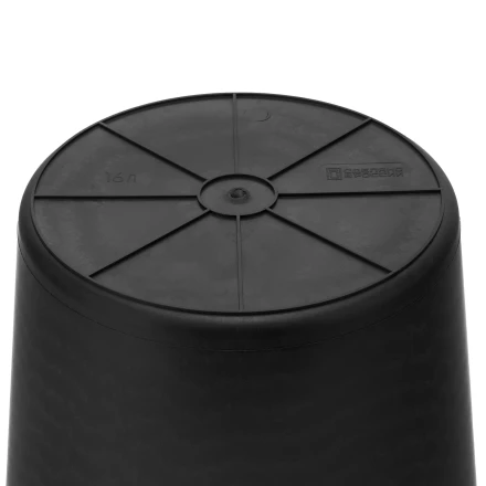 Ведро строительное пластмассовое, 16 л, высокопрочное с носиком Сибртех 81479 купить в Губкинске