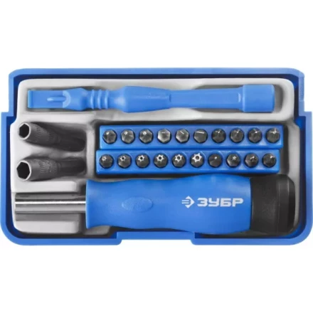 Набор ЗУБР &quot;ПРОФЕССИОНАЛ&quot;: Отвертки  для точных работ, 24предм 25648-H24 купить в Губкинске