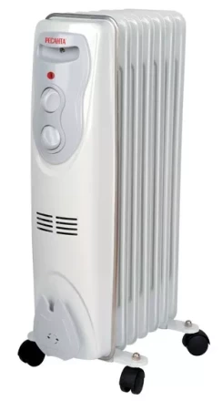 Маслянный радиатор обогреватель электрический Ресанта ОМ-7Н купить в Губкинске