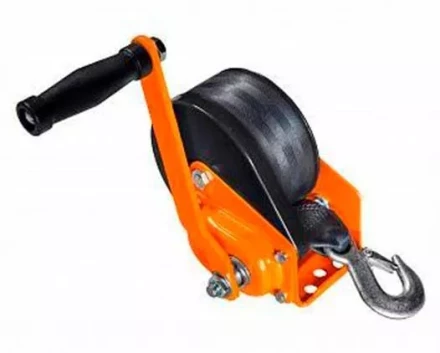 Лебедка ручная барабанная с тормозом Magnus-Profi LRT-1100, 1100 кг, лента 10 м купить в Губкинске