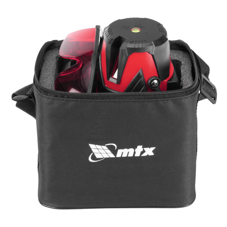 Лазерный уровень MXL RED, 30 м, красный луч, акк. Li 2400 mAh, сумка, резьба 5/8" // MTX 35012 купить в Губкинске