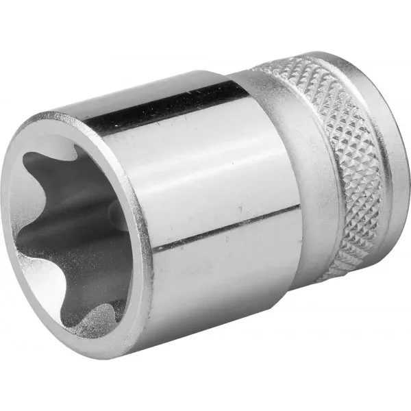 Торцовая головка KRAFTOOL "INDUSTRIE QUALITAT", Cr-V, внешний TORX, хромосатинированная, 1/2", Е 24 27810-24_z01 купить в Губкинске