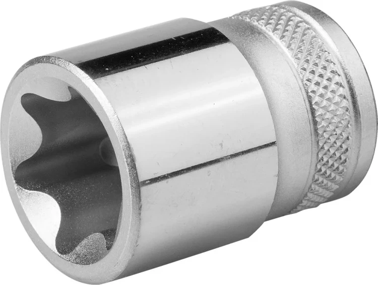 Торцовая головка KRAFTOOL "INDUSTRIE QUALITAT", Cr-V, внешний TORX, хромосатинированная, 1/2", Е 24 27810-24_z01 купить в Губкинске
