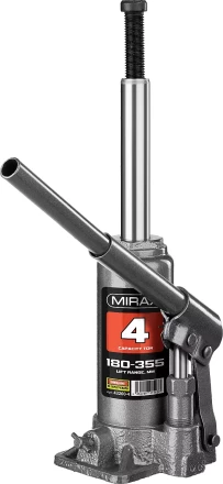 Домкрат гидравлический бутылочный, 4т, 180-355 мм, MIRAX 43260-4 43260-4 купить в Губкинске