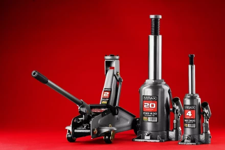 Домкрат гидравлический бутылочный, 4т, 180-355 мм, MIRAX 43260-4 43260-4 купить в Губкинске