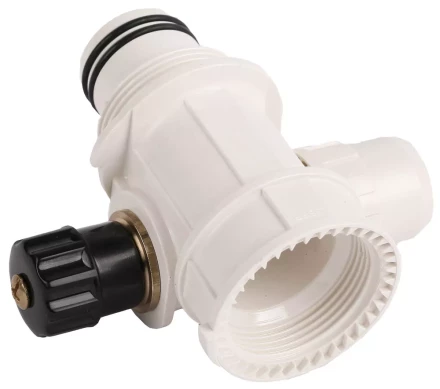 Коллектор ЗУБР &quot;ШиреФит&quot; сборный с вентилем&quot;внутренняя резьба - штуцер с гайкой - штуцер с гайкой&quot;, 20мм-16мм-20мм 51517-20-16-20 купить в Губкинске