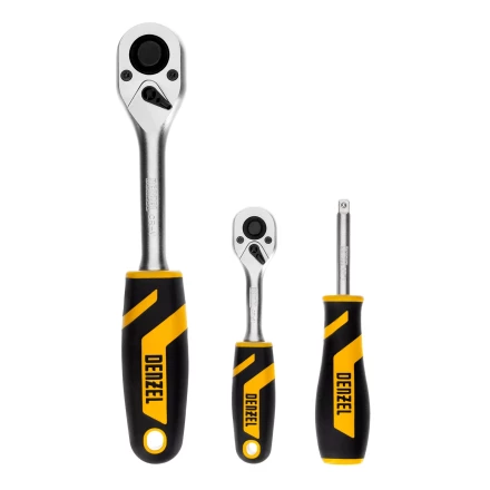 Набор инструментов Denzel 15814, 1/2&quot;, 1/4&quot;, CrV, S2, пластиковый кейс, 109 предметов купить в Губкинске