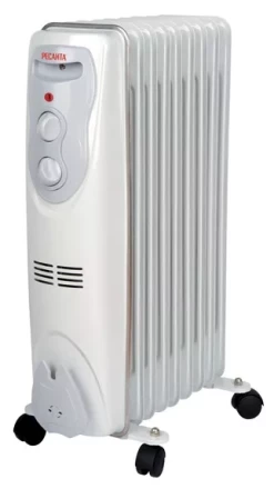 Маслянный радиатор обогреватель электрический Ресанта ОМ-9Н купить в Губкинске