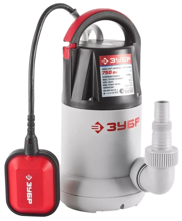 Насос ЗУБР погружной, дренажный, для чистой воды, напор 8,5 л, 250 л/мин, 750Вт ЗНПЧ-750 купить в Губкинске