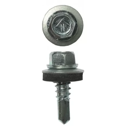 Саморезы ЗУБР &quot;ПРОФЕССИОНАЛ&quot; оцинков., для крепл. кров. матер. к металл. констр., 5.5x19мм, 2500шт 4-300310-55-019 купить в Губкинске