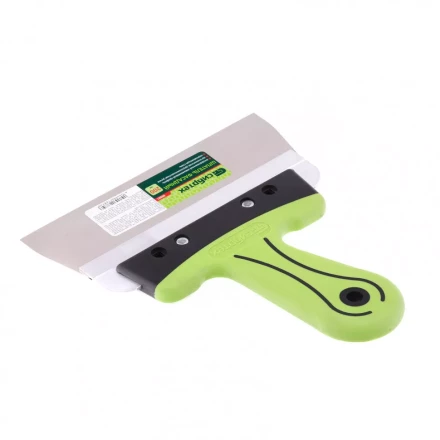 Шпатель фасадный нержавеющая сталь 200 мм двухкомпонентная ручка  Сибртех 85581 купить в Губкинске