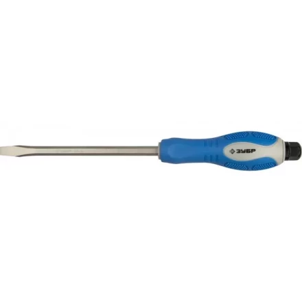ЗУБР &quot;ЭКСПЕРТ&quot; АВТО. Отвертка ударная, сквозной Cr-Mo стержень с усилителем под ключ, двухкомп. рукоятка, SL 25271-8.0-150 купить в Губкинске