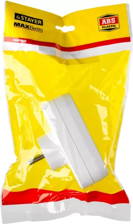 Разветвитель электрический MAXElectro, STAYER 55087-2, 2 гнезда, 10А/220В 55087-2 купить в Губкинске