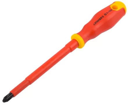 Отвертка STAYER &quot;PROFI&quot; &quot;ELECTRO&quot; диэлектрическая до 1000В, двухкомп рукоятка, PH № 3 х 150мм 25142-3-15_z01 купить в Губкинске