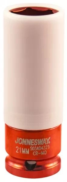 Головка ударная шестигранная 1/2" М21  для л/с дисков S03АD4321 Jonnesway 99429 купить в Губкинске