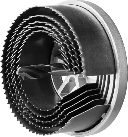 Пила сегментная наборная ЗУБР &quot;ЭКСПЕРТ&quot; по дереву, 5 полотен: 60-67-74-83-95х32 мм 29595-H5-32 купить в Губкинске