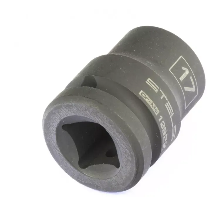 Головка ударная шестигранная 17 мм 1/2" CrMo Stels 13922 купить в Губкинске
