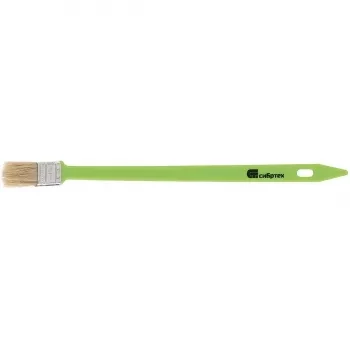 Кисть радиаторная 25 мм натуральная щетина пластиковая ручка Сибртех 83855 купить в Губкинске