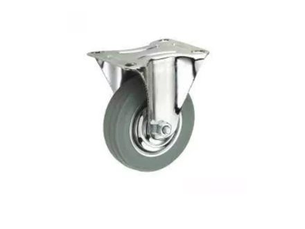 Колесо неповоротное серая резина FC 54 f 125 мм 1027208 купить в Губкинске