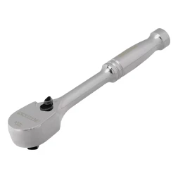 Ключ-трещотка 1/4" Gross 14050, CrV, 120 зубьев, цельнометаллический, хром