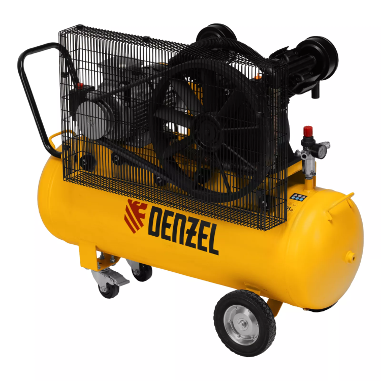 Компрессор воздушный рем. привод Denzel BCV 4000-T/100, 4,0 кВт, 100 литров, 690 л/мин купить в Губкинске