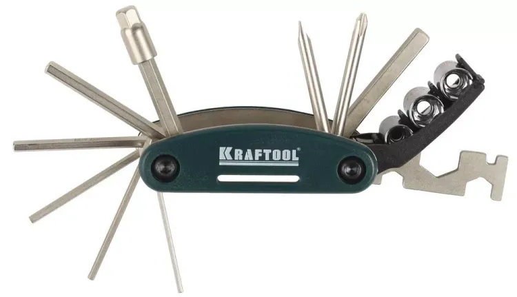 Набор для обслуживания велосипеда KRAFTOOL 26182-H16 купить в Губкинске