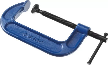 Струбцина  ЗУБР &quot;ПРОФЕССИОНАЛ&quot; тип &quot;G&quot;, корпус - ковкий чугун, 125мм 32245-125_z01 купить в Губкинске