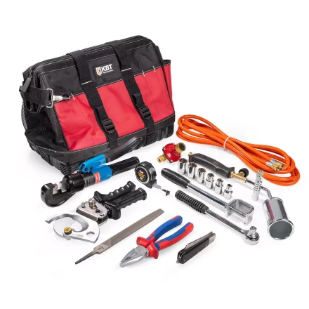 Набор КВТ НИМ-70 для монтажа муфт с прессом гидравлическим, 9 шт. (101926) купить в Губкинске