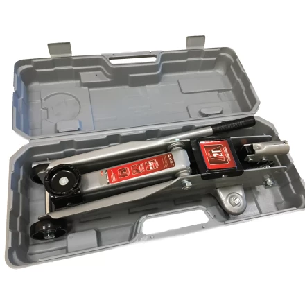 Домкрат гидравлический подкатной 2 т h подъема 135–385 мм в пласт. кейсе  MATRIX MASTER 51028 купить в Губкинске