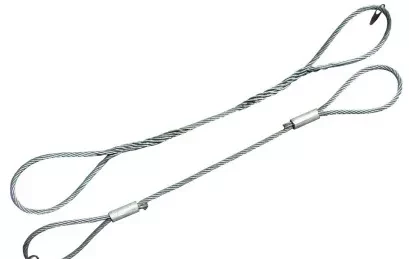 Строп канатный петлевой СКП 14 т  L=6.5 м опрессовка купить в Губкинске