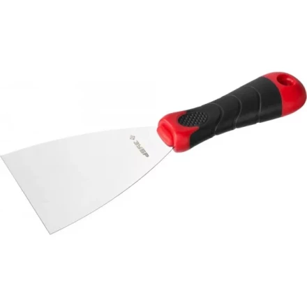 Шпатель ЗУБР &quot;МАСТЕР&quot;, профилированное нержавеющее полотно, 2к ручка, 80мм 10072-08 купить в Губкинске