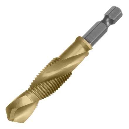 Сверло-метчик М12 х 1,25 мм, Р6М5// Denzel 76726 купить в Губкинске