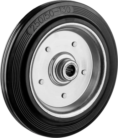 ЗУБР d 250 мм, г/п 210 кг, игольчатый подшипник, резина/металл, колесо, Профессионал (30936-250) купить в Губкинске