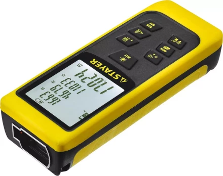 Дальномер STAYER "MASTER" MAX-Control лазерный, 2 точки отсчета, дальность 50м, точность 2мм 34957 купить в Губкинске