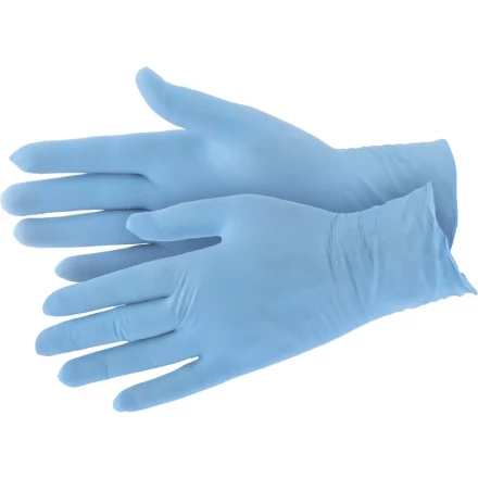 Перчатки хозяйственные нитриловые 100 штук XL Elfe 67900 купить в Губкинске