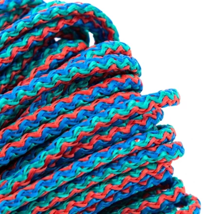 Шнур бельевой полипропиленовый с сердечником, 5 мм L 25 м, цветной, Home Palisad 937145 купить в Губкинске