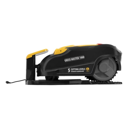 Робот-газонокосилка Grass Master 1000, ультразвуковой датчик, 3 Ач, LCD дисплей, Wi-Fi // Denzel купить в Губкинске