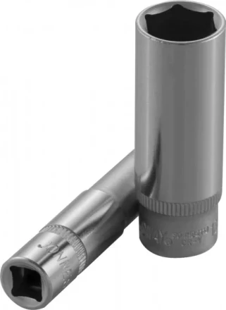 Головка торцевая шестигранная 1/4&quot; М5,5 глубокая  S04НD21055 Jonnesway 48001 купить в Губкинске