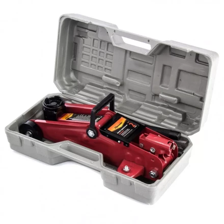 Домкрат гидравлический подкатной 2 т h подъема 125–300 мм в кейсе  SPARTA 510085 купить в Губкинске