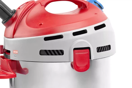 Пылесос ЗУБР сухая и влажная уборка, нержавеющая сталь, усиленное основание, розетка до 2000Вт, 30л, 1400Вт ЗППУ-1400-30 купить в Губкинске