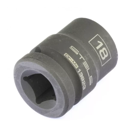 Головка ударная шестигранная 18 мм 1/2&quot; CrMo Stels 13923 купить в Губкинске