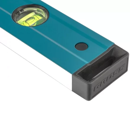 Уровень алюминиевый 1000 мм 2 рукоятки фрезеровка 3 глазка Prazision Gross 34442 купить в Губкинске