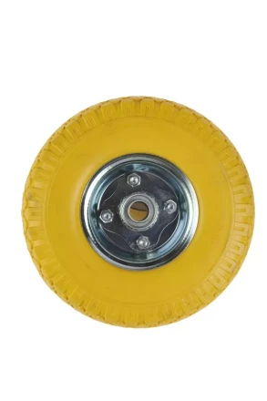 Колесо литое полиуретановое 260 мм PU 1804 с железным ободом (20 мм шариковый подишпник) 1046279 купить в Губкинске