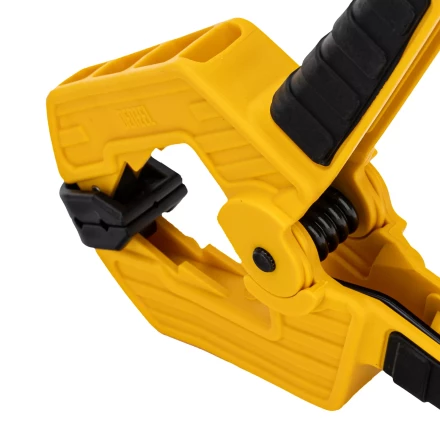 Струбцина клещеобразная Denzel, усиленная 80 х 60 мм, двухкомпонентные рукоятки, 20797 купить в Губкинске