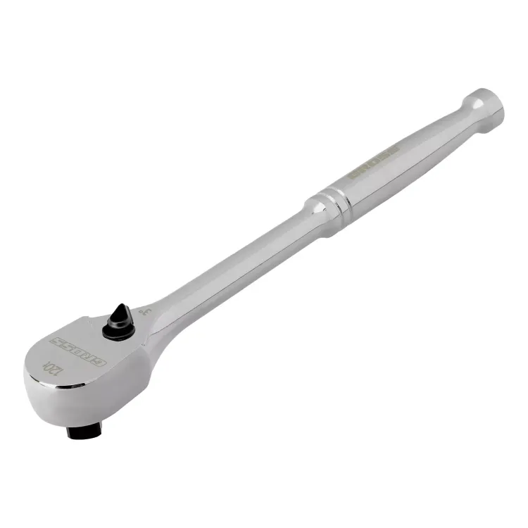 Ключ-трещотка 3/8" Gross 14051, CrV, 120 зубьев, цельнометаллический, хром купить в Губкинске